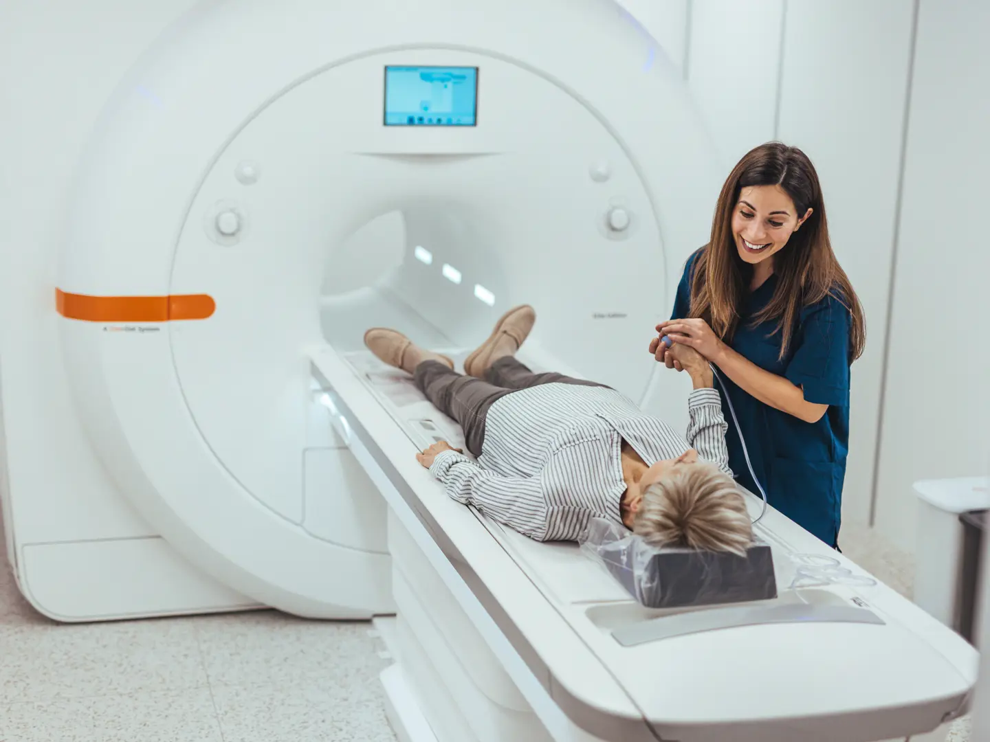 MRI Scan With Technician